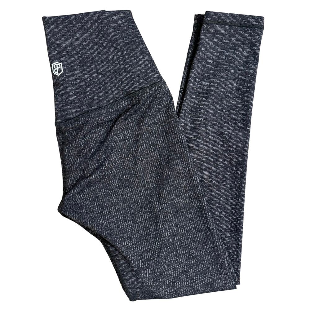 Born Primitive Your Go To Legging 2.0 CrossFit Micro Stripe Dark Gray Women’s XS